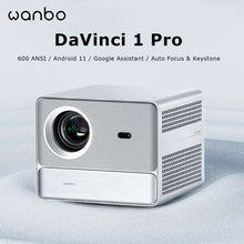 WANBO Davinci 1 Pro Native 1080P, 4K Support, 600 ANSI | Widevine L1 Certified | Google Assistant | Android 11.0 | Auto (Focus + Keystone + OA) | Dustproof | HDMI ARC | Chromecast
