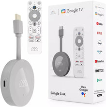 HOMATICS Dongle G 4K Google Netflix Certified TV Stick 2GB 32GB Google TV 11 OS Amlogic S905Y4 Support AV1 4K H.265 Dolby Atmos - Multimedia Projectors