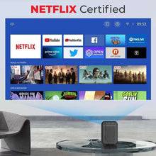 Wanbo TT Projector Netflix Certified 1080P Linux System Mini Projector, 650ANSI 4K Dolby Audio HDR10 Smart Home Theater Projetor