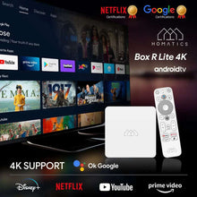 HOMATICS Box R Lite 4K TV Box Androidtv 12 Google & Netflix Certified Amlogic S905Y4 Wifi BT5.0 2GB 32GB Support Dolby Atmos