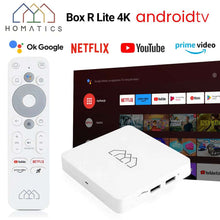 HOMATICS Box R Lite 4K TV Box Androidtv 12 Google & Netflix Certified Amlogic S905Y4 Wifi BT5.0 2GB 32GB Support Dolby Atmos