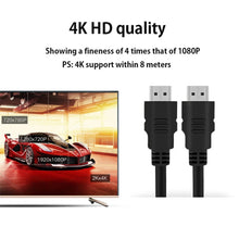 Salange Cable 1m 1.5m 3m 5m HDMI-compatible cable 4k 3D 60FPS cable for HD TV LCD laptop PS3 projector computer cable - Multimedia Projectors