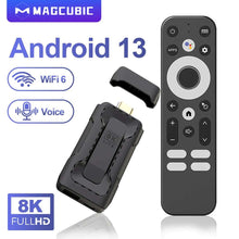 Transpeed HK1 RBOX Android 13 Mini TV Stick 8K Video Decoding RK3528 Quad Core ARM Cortex A53 HDR10+ Voice Remote WIFI 6 BT5.0