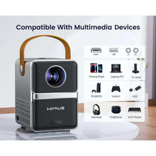 Wimius P61 Portable Projector 18000Lumens 5G WiFi Bluetooth Theater Projector Support Full HD 1080P Home Cinema Projector