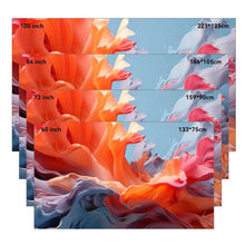 Wanbo 100 inch HD Anti-Light Curtain Projector Screen 16:9 Indoor Ultra View Portable Foldable 3D 4K Proyector Screen