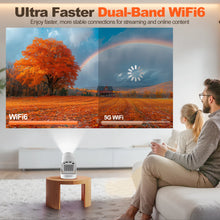 Magcubic HY300 UItra 4K Projector with Electronic Focus 720P 300ANSI Speaker Portable Android11 BT5.4 180° flexible Home Outdoor - Multimedia Projectors