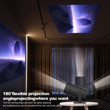 HONGTOP P30 Mini Projector Android 11 WiFi6 Support 4K 1080P Projector 2.4G&5G WiFi 1280*720P Smart Home Cinema Portable Projector