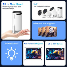 Magcubic HY300 Pro Projector Android 11 4K 1280*720P Dual Wifi 260ANSI 180°flexible BT5.0 Cinema Outdoor Portable Projetor
