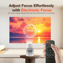 Magcubic HY300 UItra 4K Projector with Electronic Focus 720P 300ANSI Speaker Portable Android11 BT5.4 180° flexible Home Outdoor