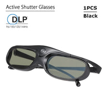 Universal DLP-Link 3D Glasses USB Rechargeable Active Shutter Eyewear for Xgimi Optoma LG Acer Jmgo BenQ DLP LINK Projectors - Multimedia Projectors