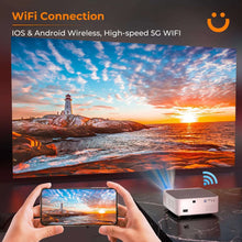 YABER V6 5G WiFi Bluetooth Projector Full HD Native 1080P Support 4K Projectors 4P/4D Keystone Home&Outdoor Video Projector