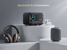 TOPTRO TR25 MINI Projector WiFi Bluetooth Projector 15000 Lumens Portable Projectors Support 1080p Video for Home Outdoor Cinema