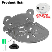 Wall Mount Projector Stand Sturdy Durable Metal Bracket + protection lens cover Compatible with HY300 Pro Projector - Multimedia Projectors