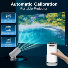 HONGTOP P30 Smart Mini Projector Android 11 WiFi6 Support 4K 1080P Projector 2.4G&5G WiFi 1280*720P Smart Home Cinema Portable Projector
