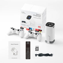HONGTOP P30MAX Android 11 Gaming Projector 64GB TF Card Wireless Gaming Controller Dual WIFI 1280*720P Home Theater Portable Projector - Multimedia Projectors