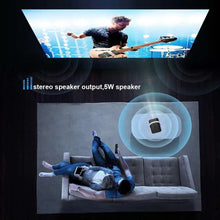 HONGTOP P10 Android Smart Mini Projector 300ANSI Lumen Portable Projector 4K with WIFI Bluetooth 1080P Home Movie Theater Beamer 4GB 64GB Android 10 Projector