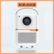 HONGTOP P10 Android Smart Mini Projector 300ANSI Lumen Portable Projector 4K with WIFI Bluetooth 1080P Home Movie Theater Beamer 4GB 64GB Android 10 Projector