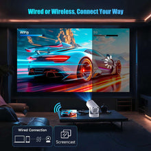 Magcubic HY300 Pro + Projector 4K Full HD 720P Built in Speaker 290ANSI Mini Android 11 WiFi BT5.4 Projector for Outdoor Meeting