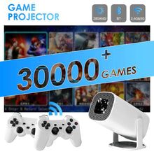 HONGTOP P30MAX Android 11 Gaming Projector 64GB TF Card Wireless Gaming Controller Dual WIFI 1280*720P Home Theater Portable Projector