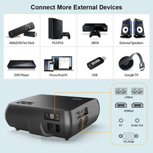 Wimius P20 Projector 10000 Lumens Video Projector Full HD 1080P Native Projector Support 4K Home Theater Portable Mini Projector