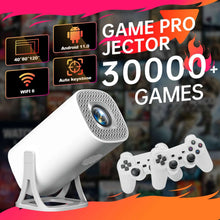 HONGTOP S40MAX Android 11 Gaming Projector 64GB TF Card Wireless Gaming Controller Dual WIFI 1280*720P Home Theater Portable Projector