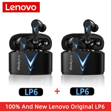 Lenovo thinkplus LP6 TWS Gaming Earbuds Noice Cancelling Wireless Earphone HIFI Music Bluetooth Headphones with Dual Mode Headset - Multimedia Projectors