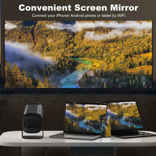HONGTOP P30 Mini Projector Android 11 WiFi6 Support 4K 1080P Projector 2.4G&5G WiFi 1280*720P Smart Home Cinema Portable Projector