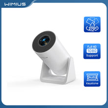 Wimius S27 projector Native 720p with 270° rotating bracket 300 ANSI 5G WiFi Bluetooth Auto Keystone Home Cinema Projector - Multimedia Projectors