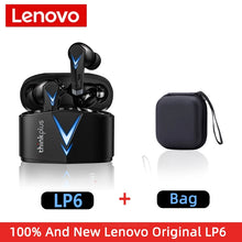 Lenovo thinkplus LP6 TWS Gaming Earbuds Noice Cancelling Wireless Earphone HIFI Music Bluetooth Headphones with Dual Mode Headset - Multimedia Projectors