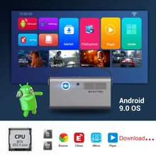 BYINTEK R17 Projector 4K Smart 3D Android WiFi Portable DLP Mini Projector Full HD 1080P 750ANSI Lumens 6D Keyston With Battery - Multimedia Projectors
