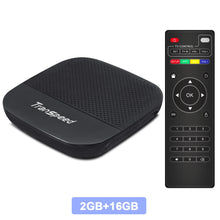 Transpeed Android 10 TV Box BT5.0 3D Fast WiFi Allwinner H313 Support 4K 16GB TV Box Set Top Box - Multimedia Projectors