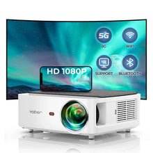 YABER V6 5G WiFi Bluetooth Projector Full HD Native 1080P Support 4K Projectors 4P/4D Keystone Home&Outdoor Video Projector