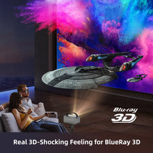 BYINTEK R17 Projector 4K Smart 3D Android WiFi Portable DLP Mini Projector Full HD 1080P 750ANSI Lumens 6D Keyston With Battery - Multimedia Projectors