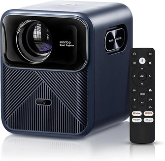 Wanbo Mozart 1 Pro Projector Android TV 11.0 Google Assistant Netflix 1080P DRM L1 Suppot 4K Beam Proyector 900Ansi Dual Wifi - Multimedia Projectors
