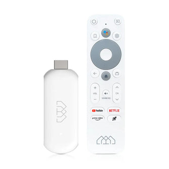 HOMATICS 4K TV Stick Netflix Google Certified 2GB LPDDR4 32G ROM Amlogic S905Y4 Support Dolby Atmos H.265 2T2R Wifi Google box
MProjectors.om