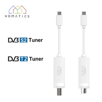 HOMATICS DVB-T2 or DVB-S2 Tuner for Homatics Android TV Box R Lite 4K&4K Plus& RockTek G2 also KICKPI KP1 Google TV Box - Multimedia Projectors